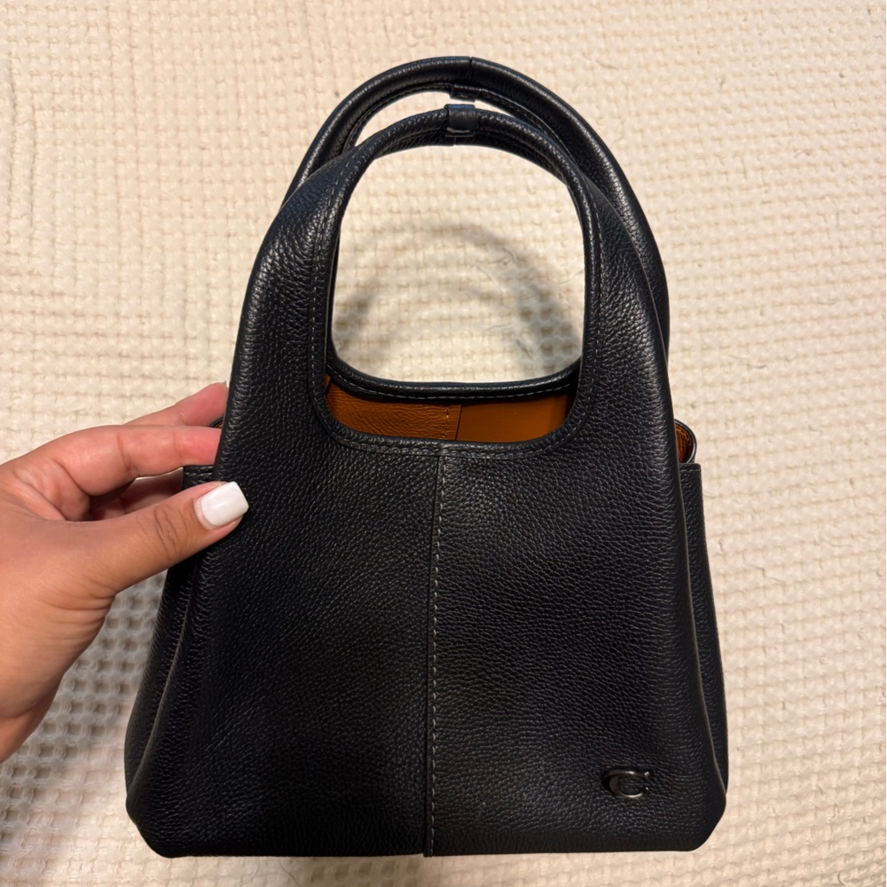 Coach Lana Black Leather Handbag